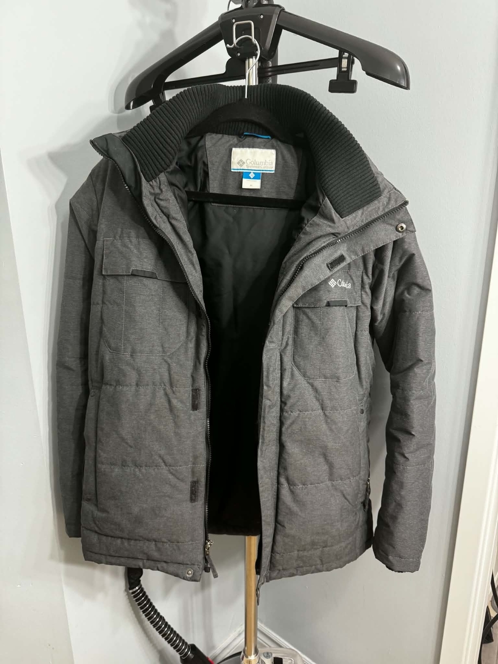 Columbia Grey Winter Jacket Size M